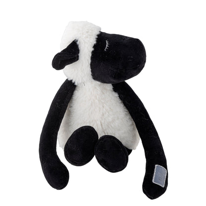 Bloomingville Mini Dolly Teddy Bear com cobertor, branco, poliéster