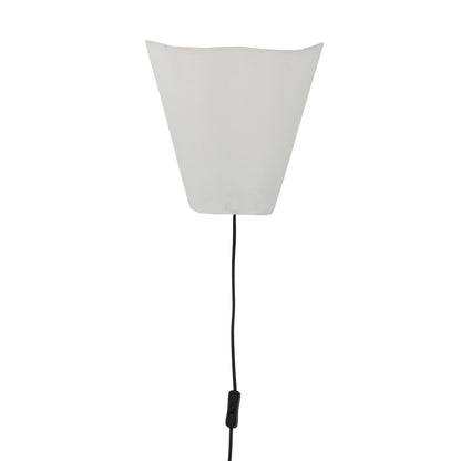 Lâmpada de parede de Bloomingville Janese, branco, papel