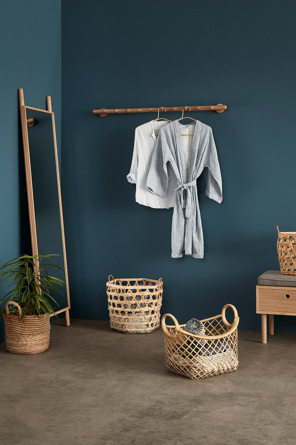 Espelho de Chão Lean Natural - 53xh188cm