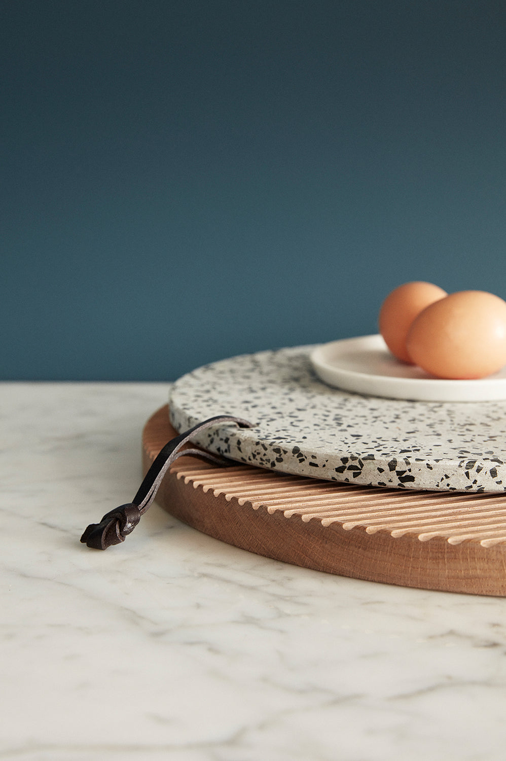 Tábuas de corte Monarch redondas naturais (conjunto de 2) - ø33xh2, ø40xh2cm