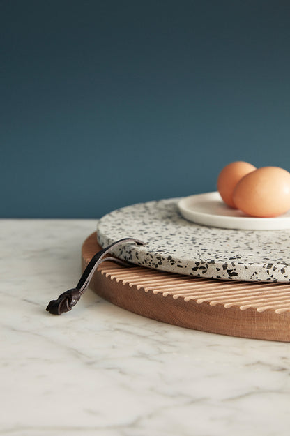 Tábuas de corte Monarch redondas naturais (conjunto de 2) - ø33xh2, ø40xh2cm