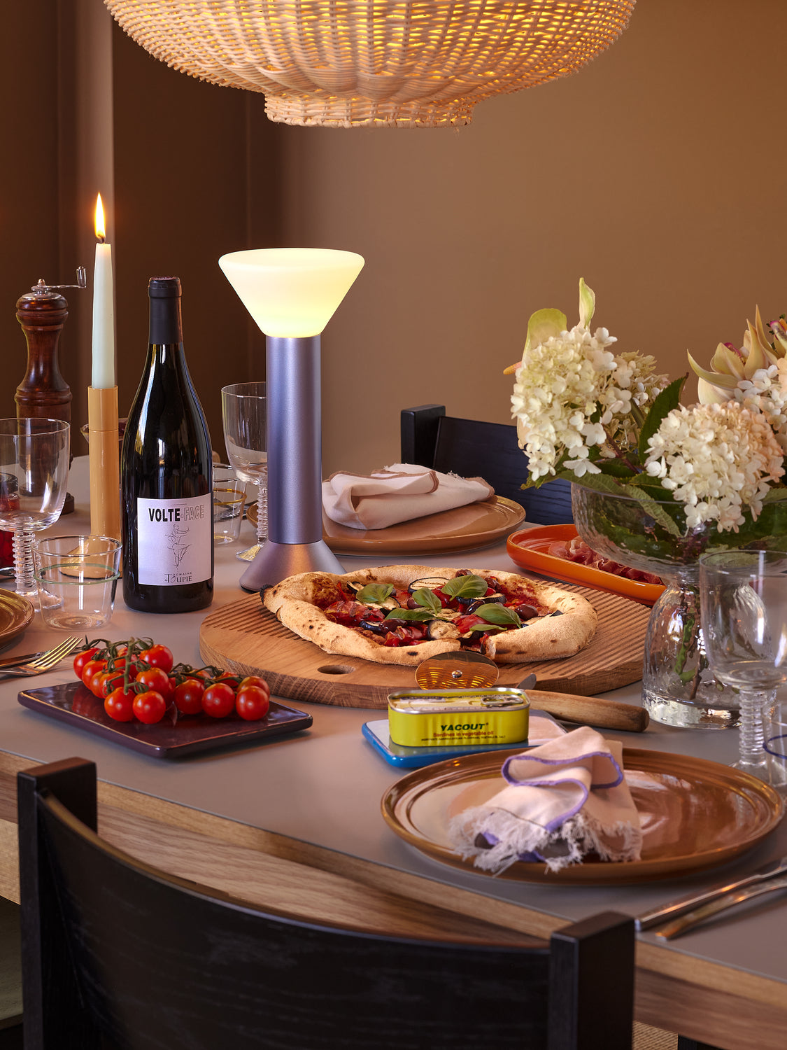 Tábuas de corte Monarch redondas naturais (conjunto de 2) - ø33xh2, ø40xh2cm