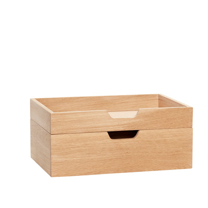 Nota Caixa de armazenamento Natureza (conjunto de 2) - 35x24xh5, 35x24xh10cm