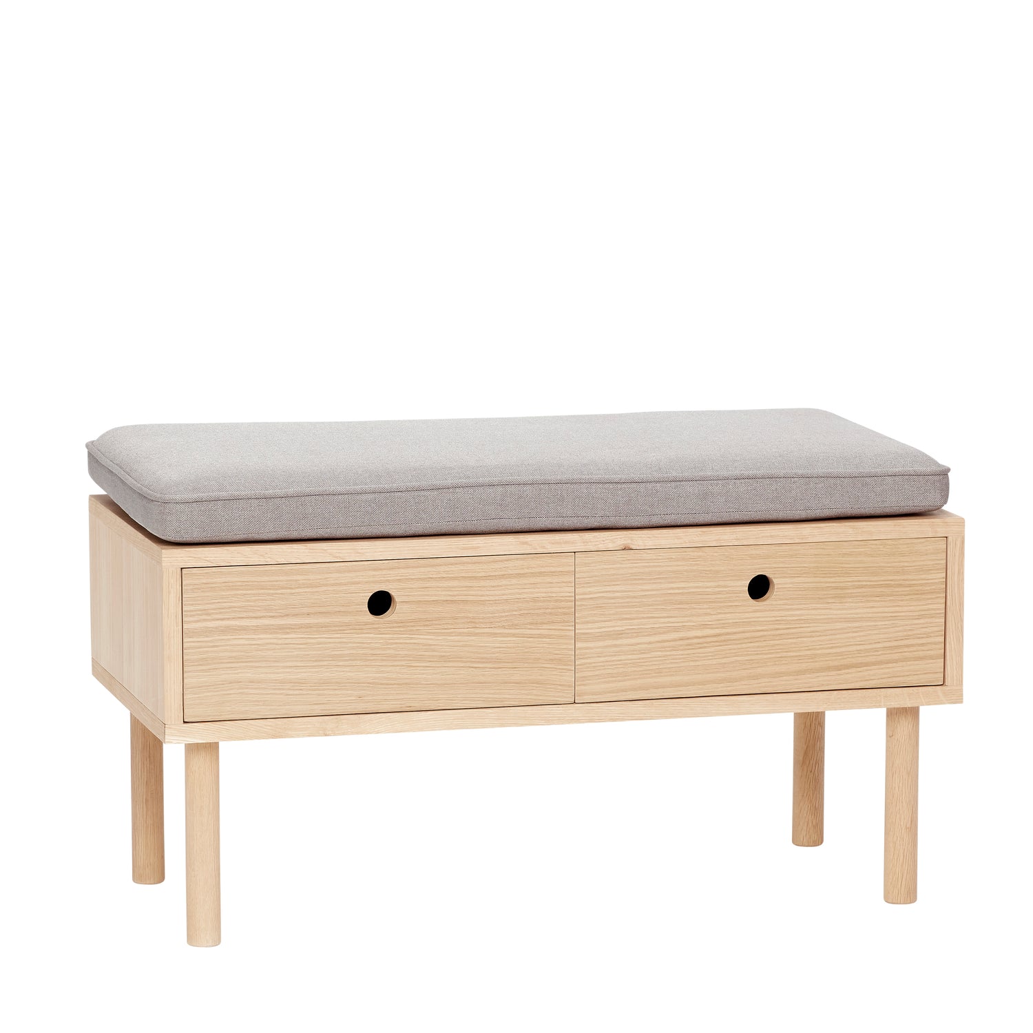 Ocultar banco cinza/natureza - 85x40xh42cm