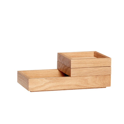 Caixa de armazenamento básico Natureza - 24x12xh6cm