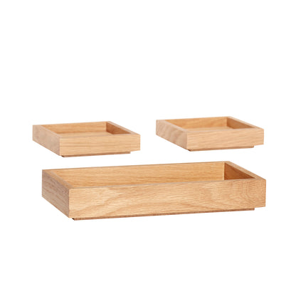 Caixa de armazenamento básico Natureza - 24x12xh6cm