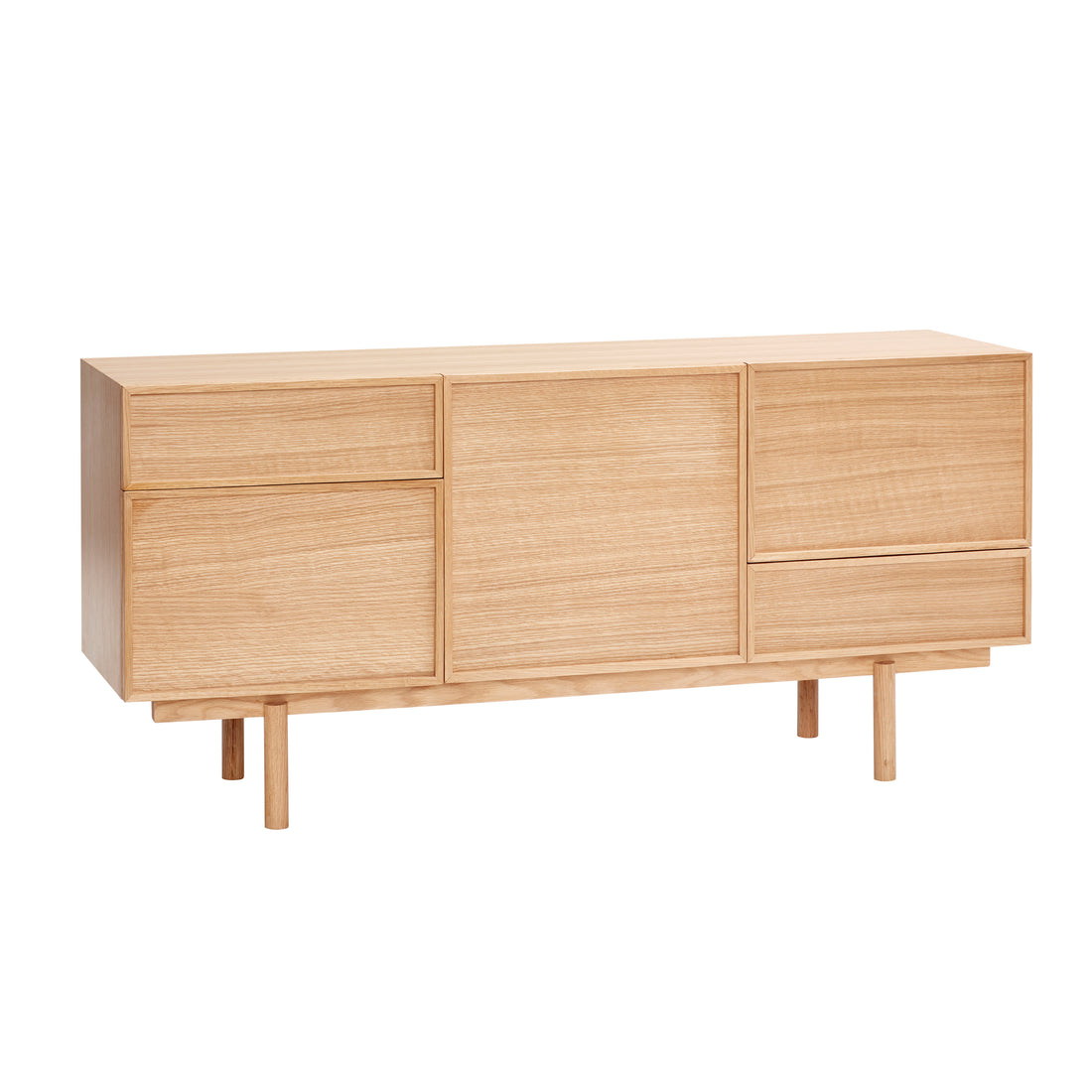 Aparador Cubo Natural - 140x40xh65cm