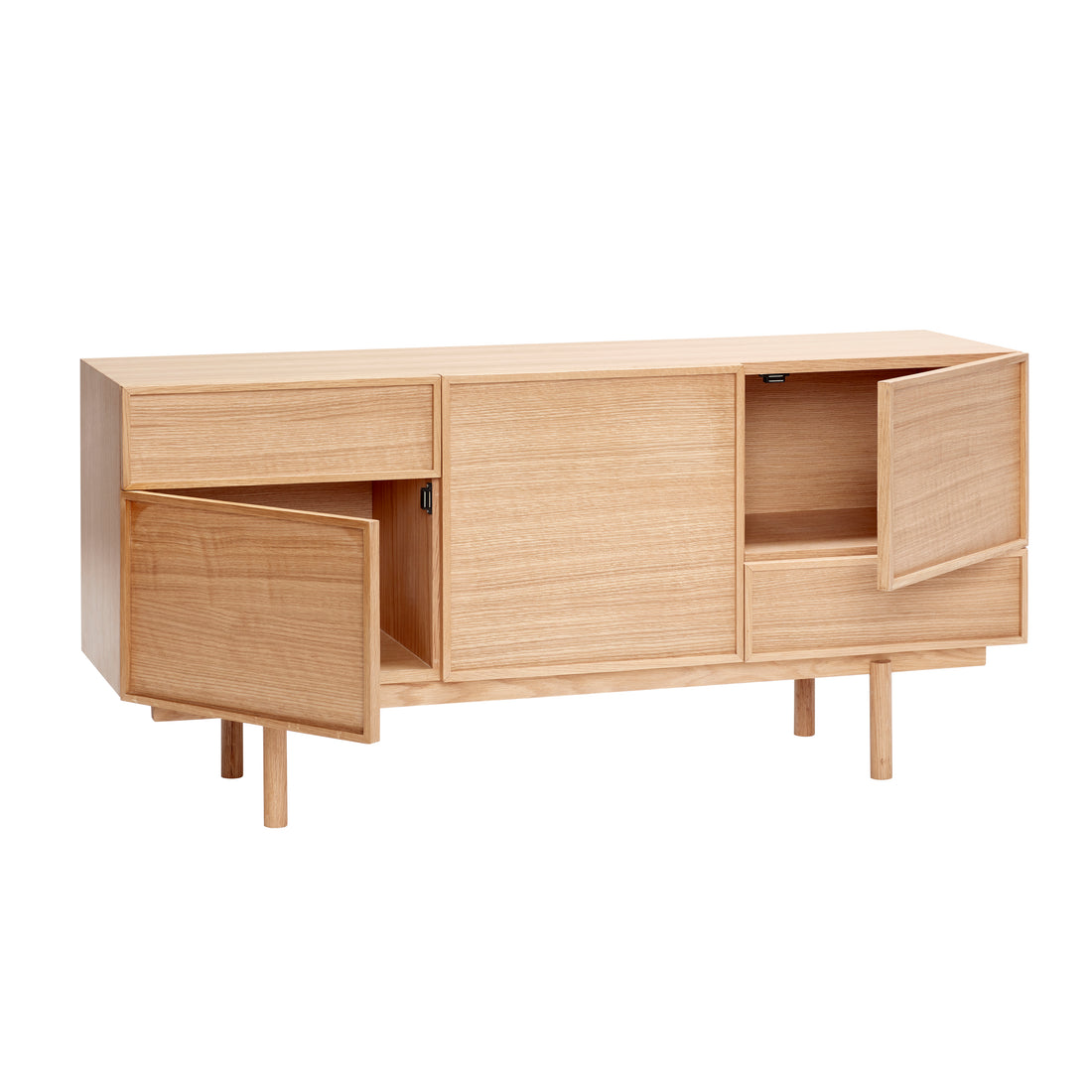 Aparador Cubo Natural - 140x40xh65cm