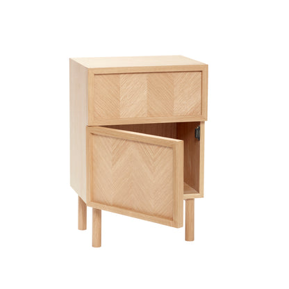 Herringbone de cabeceira da natureza - 40x30xh60cm