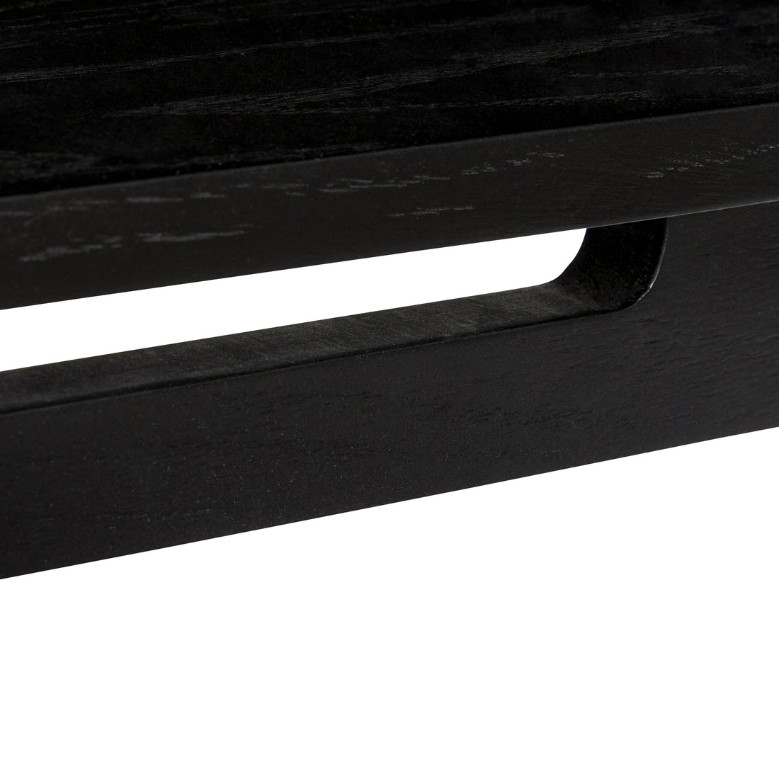 Tabela de console do museu preto - 90x35xh90cm