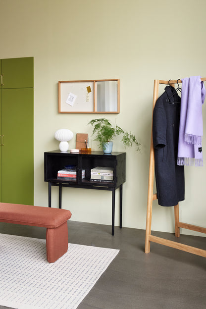 Mesa Consola Museu Preta - 90x35xh90cm