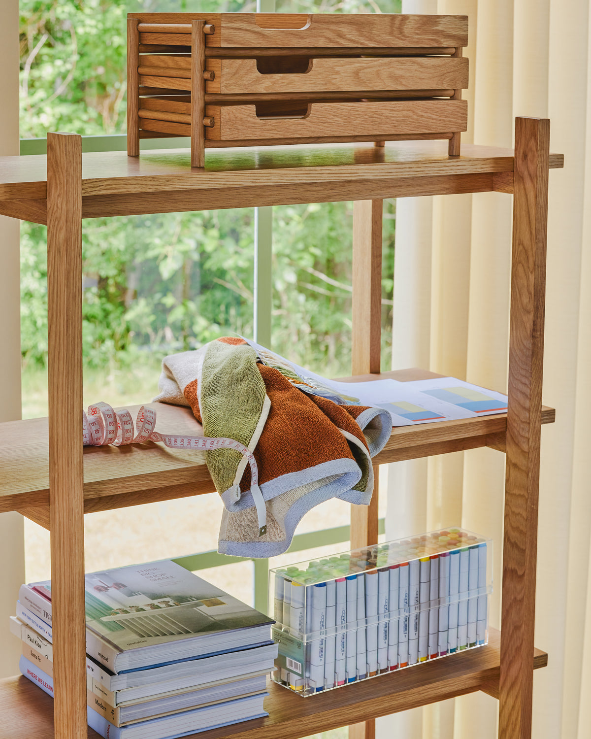 Estante Epoch Natural - 80x39xh150cm