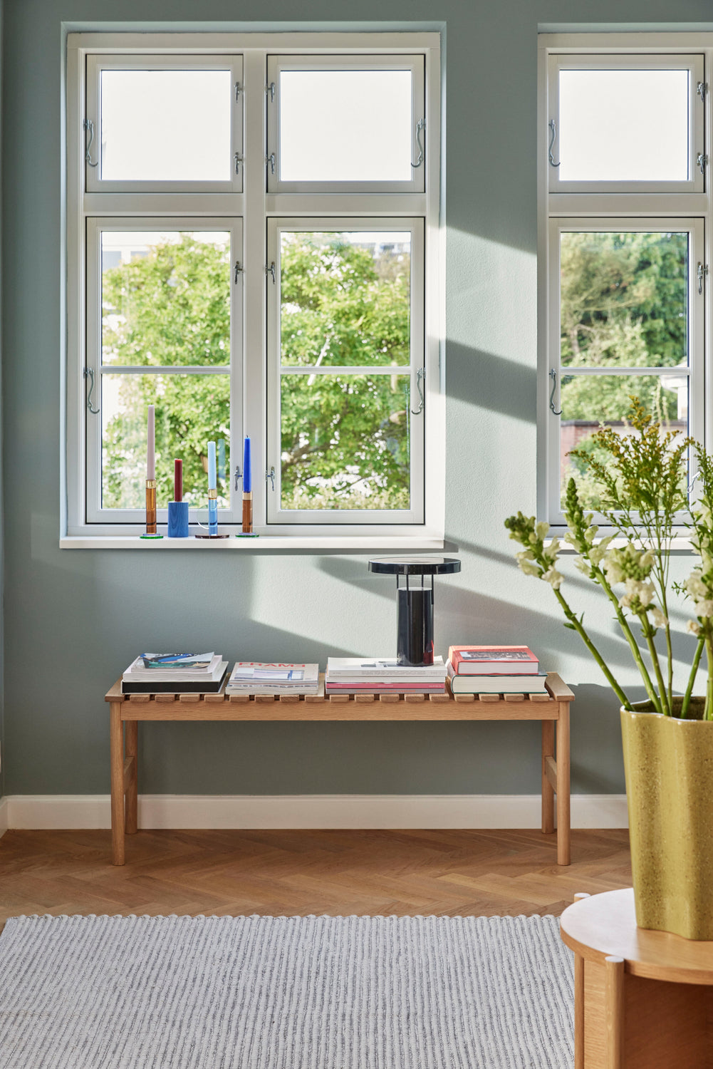 Banco Remo Grande Natural - 122x40xh45cm