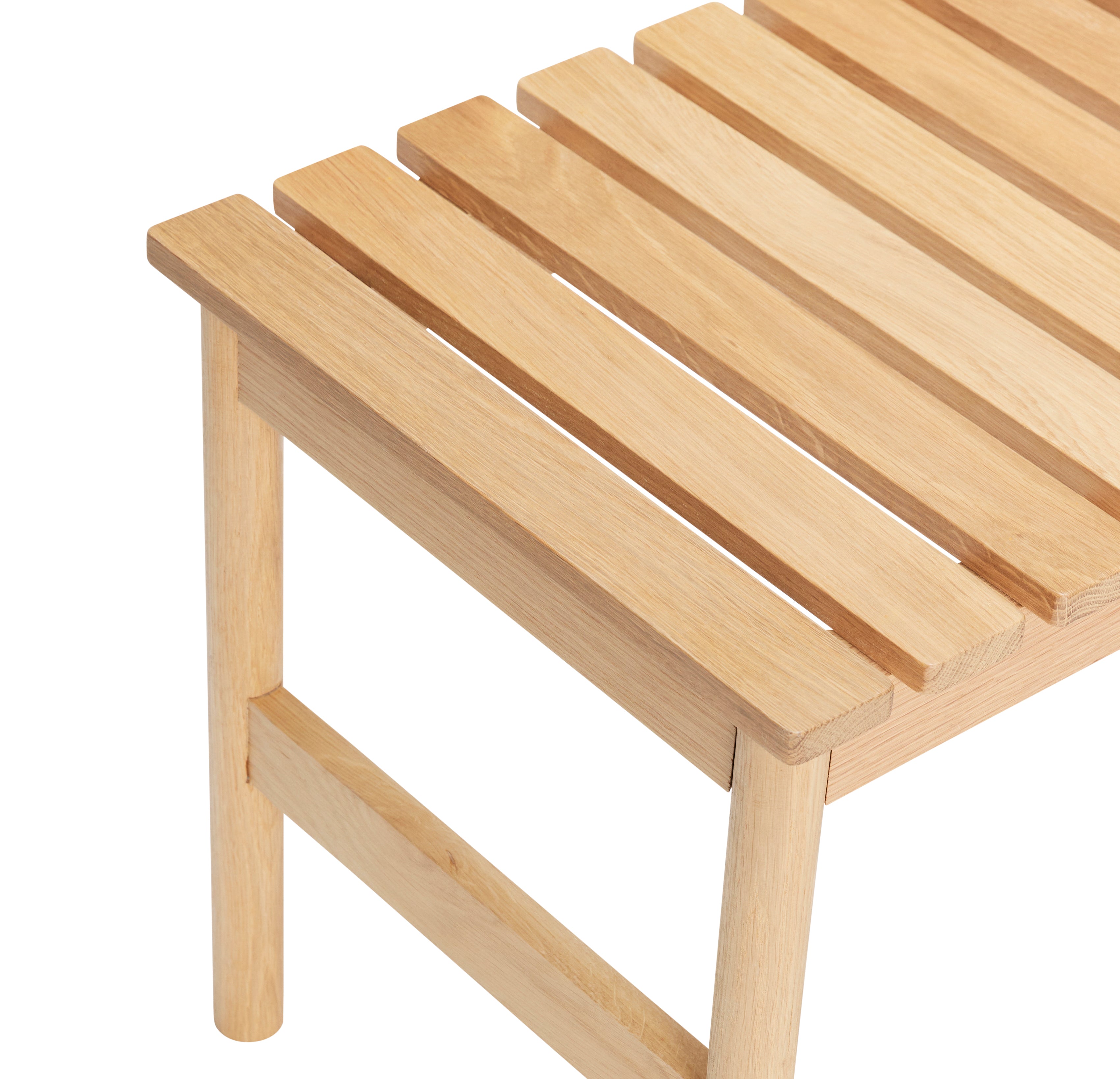 Banco de linha pequena natureza - 70x40xh45cm