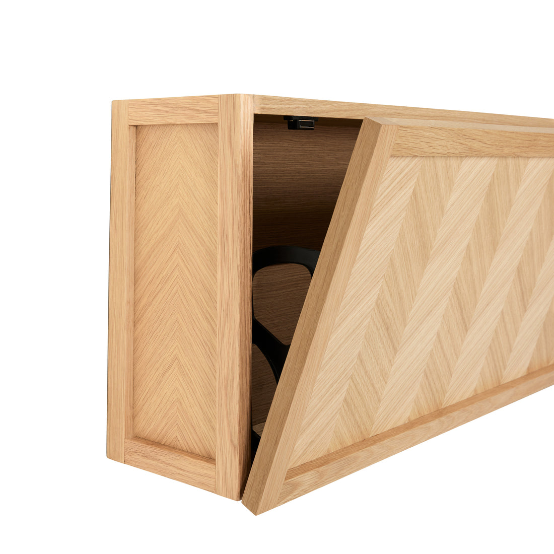 Sapateira Espinha de Peixe Grande Natural - 100x25xh40cm