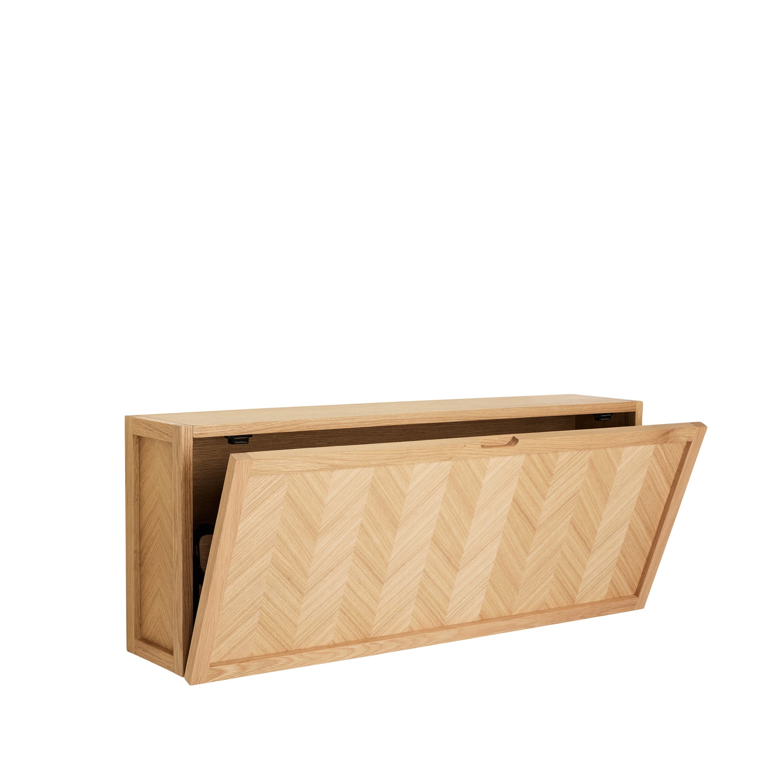 Sapateira Espinha de Peixe Grande Natural - 100x25xh40cm