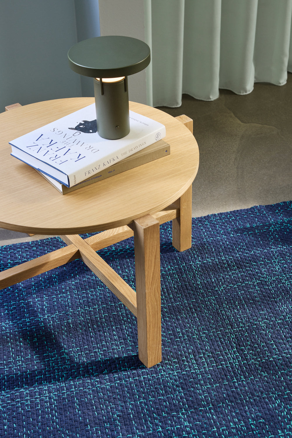 Mesa de Centro Quatro Natural (conjunto de 2) - ø68xh42cm, ø48xh55cm