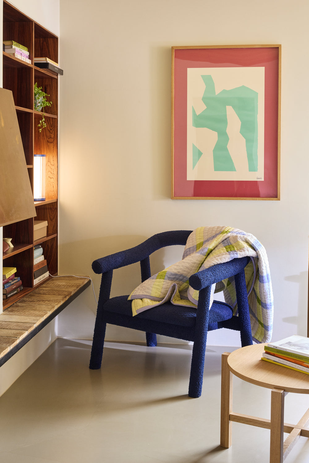 Mesa de Centro Quatro Natural (conjunto de 2) - ø68xh42cm, ø48xh55cm