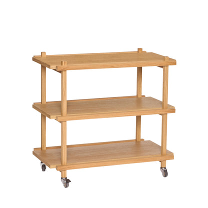 Mesa Rolante em Giz de Cera Natural - 70x38xh70cm