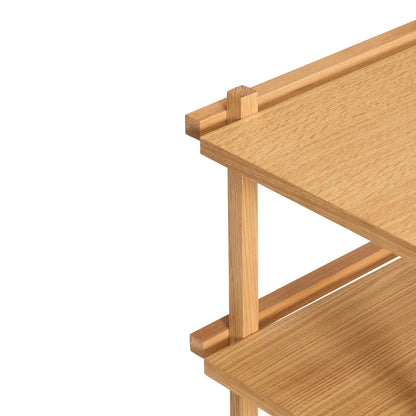 Mesa Rolante em Giz de Cera Natural - 70x38xh70cm