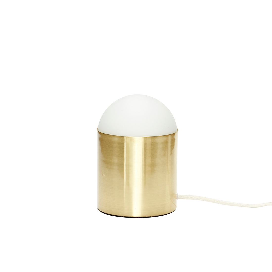 Iluminação de tabela de escultura cor de latão - Ø12xh19cm, e14/25w