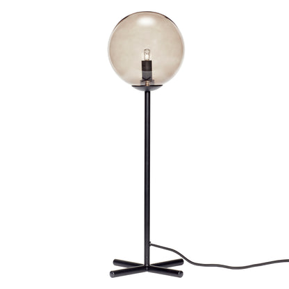 Lâmpada de mesa de campeão preto/cor de fumaça - Ø20xh50cm, G9/18W/LED 3W
