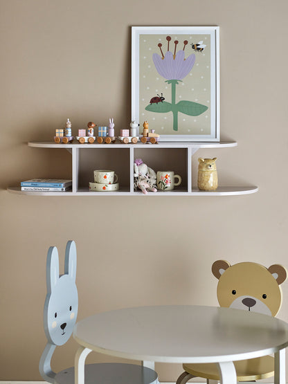 Bloomingville mini elias prateleira, cinza, mdf
