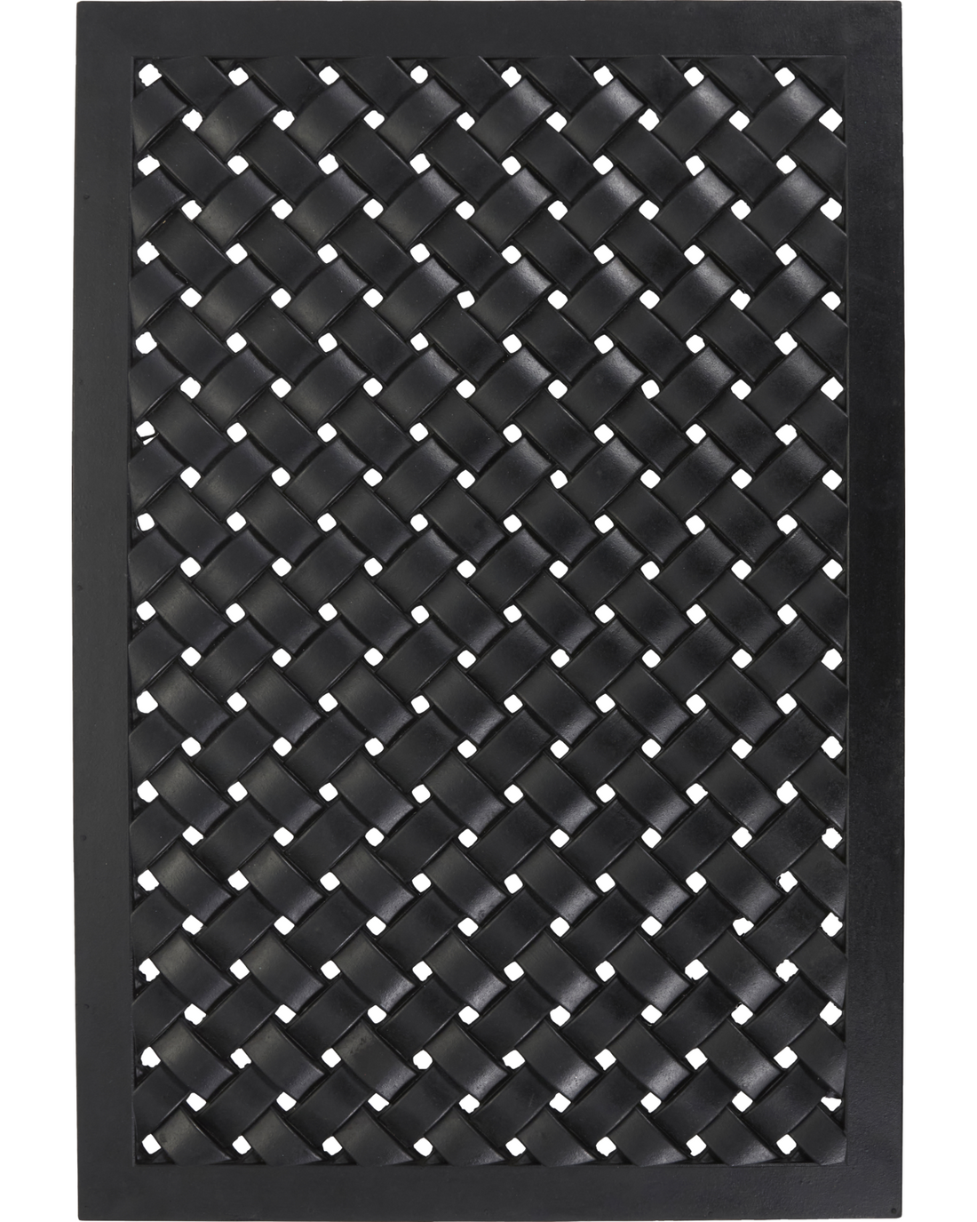 Capacho, HDBraid, Preto 90x60 cm