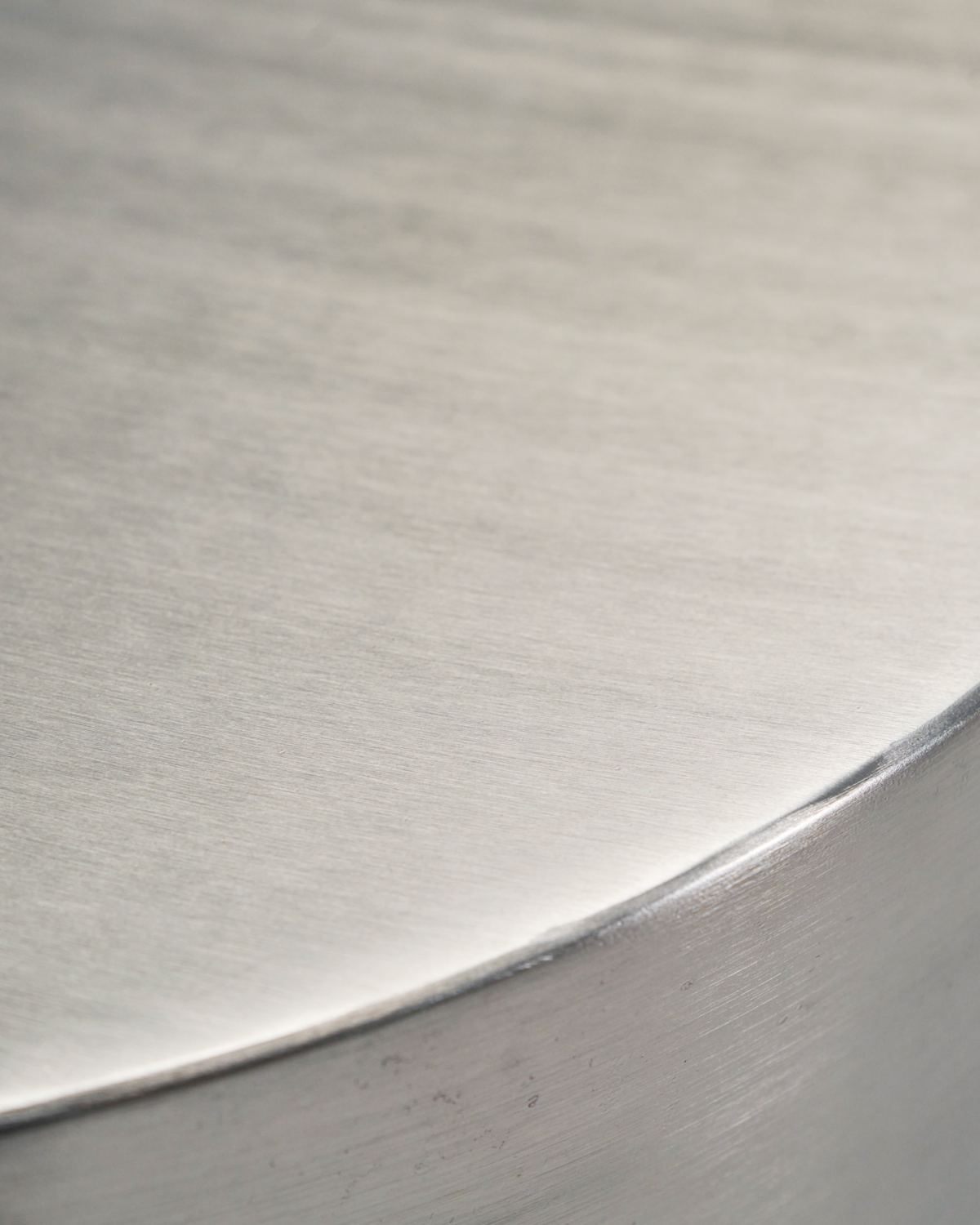 Mesa de centro, HDStep, acabamento prateado escovado