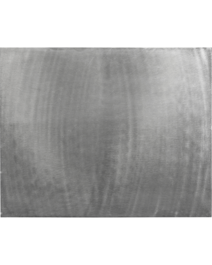 Placa, HDNema, acabamento prateado escovado