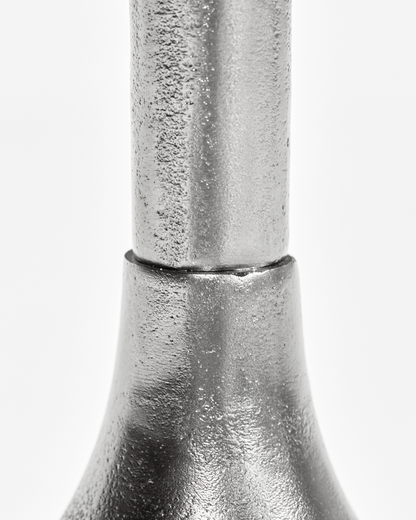 Mesa de centro, HDPan, acabamento prateado