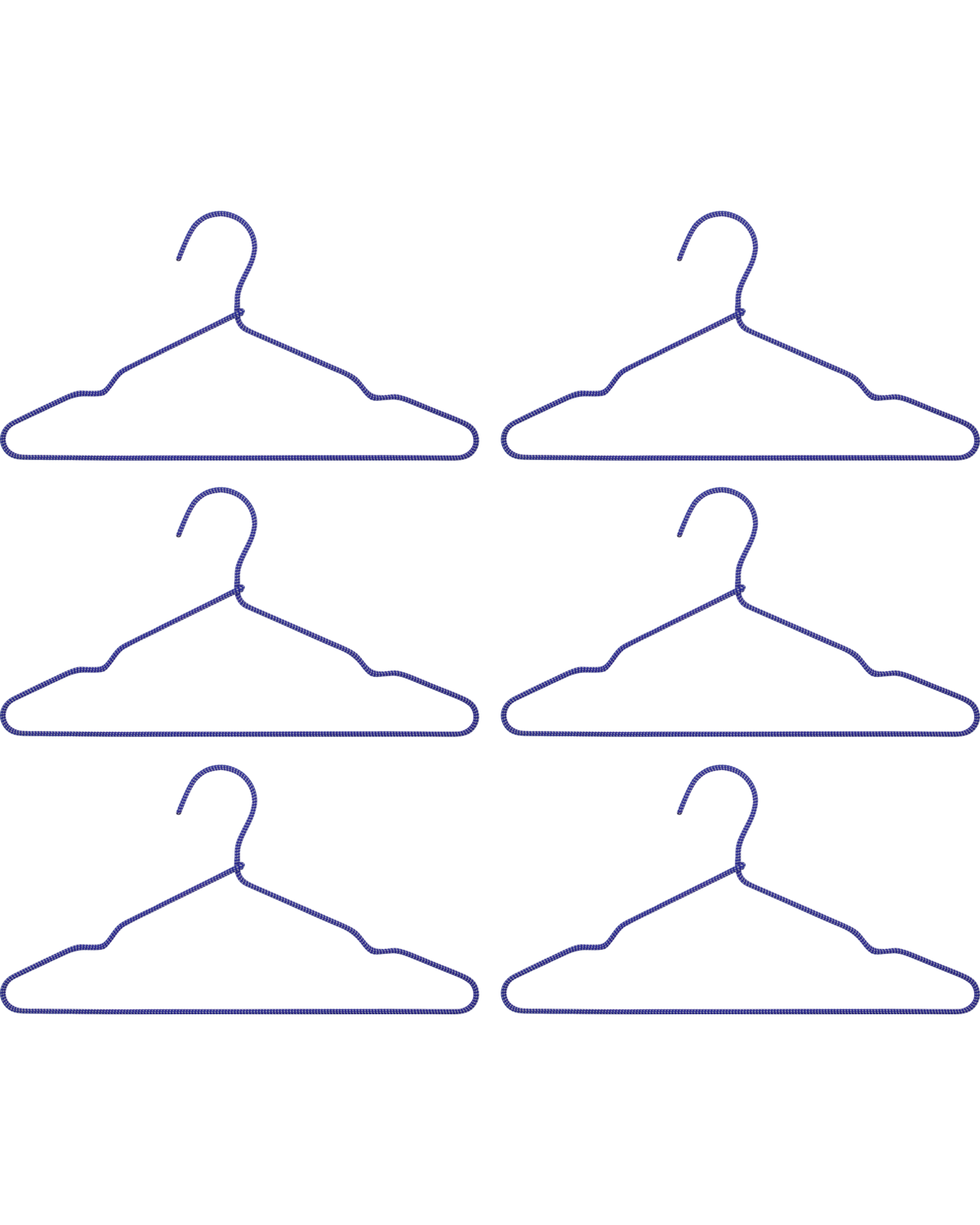 Cabide, HDWire, Azul