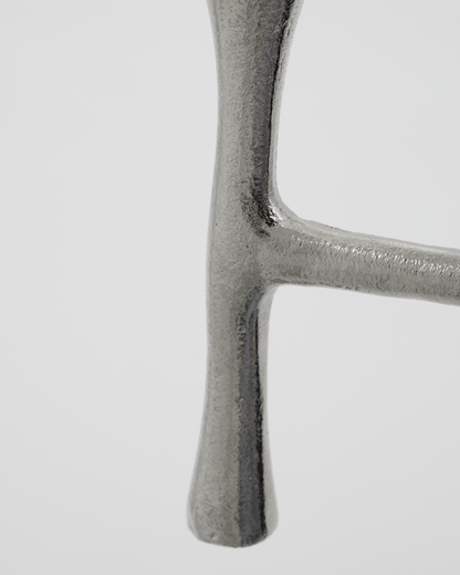 Castiçal, HDTristy, acabamento prateado