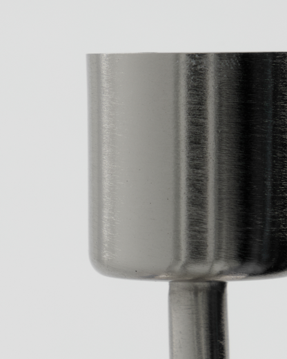 Castiçal, HDAnit, acabamento prateado