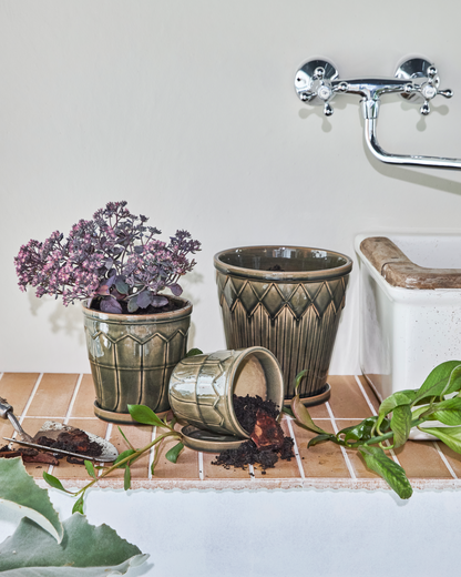 Vaso de flores, HDCora, cinza