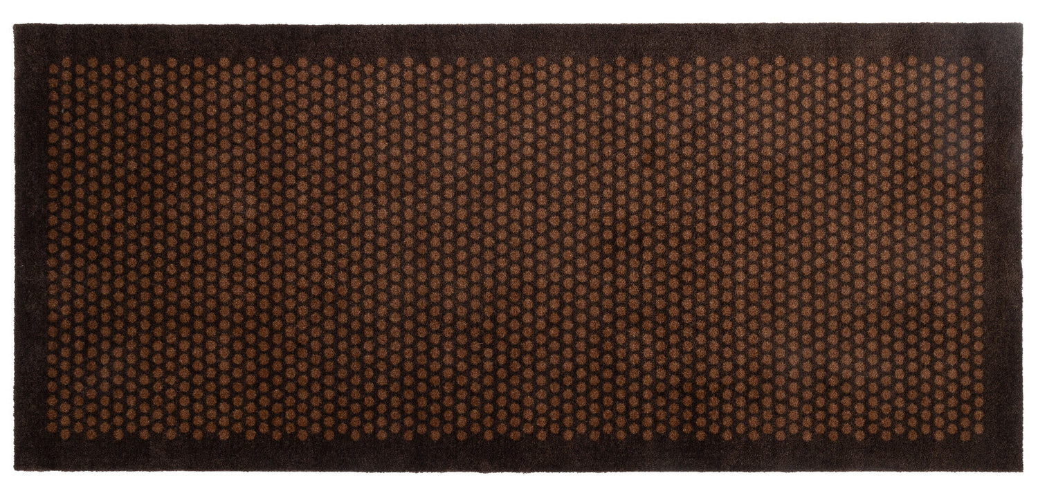 Notícias - Carpet/teve 90 x 200 cm - Dot/Cognac -Dark Brown