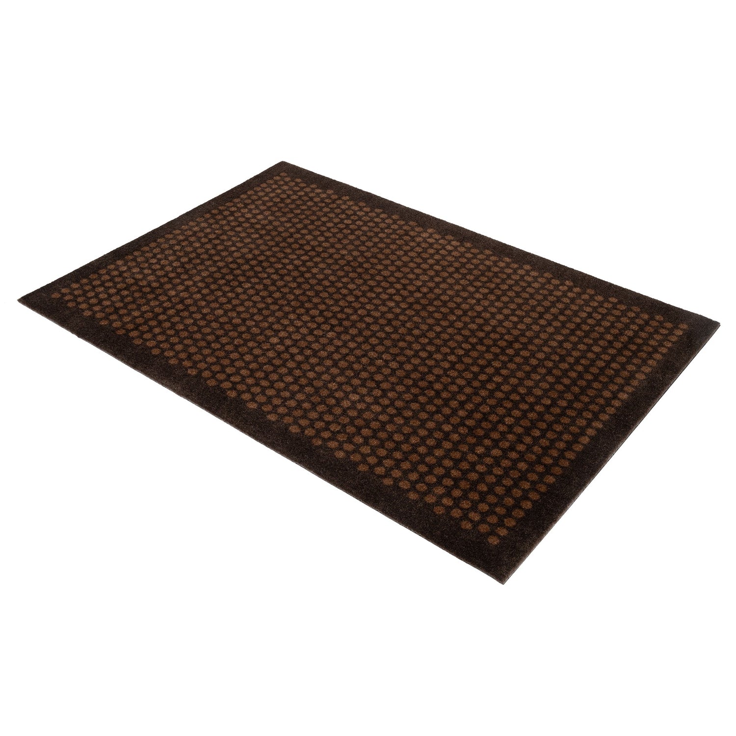 Notícias - Carpet/teve 90 x 130 cm - Dot/Cognac -Dark Brown