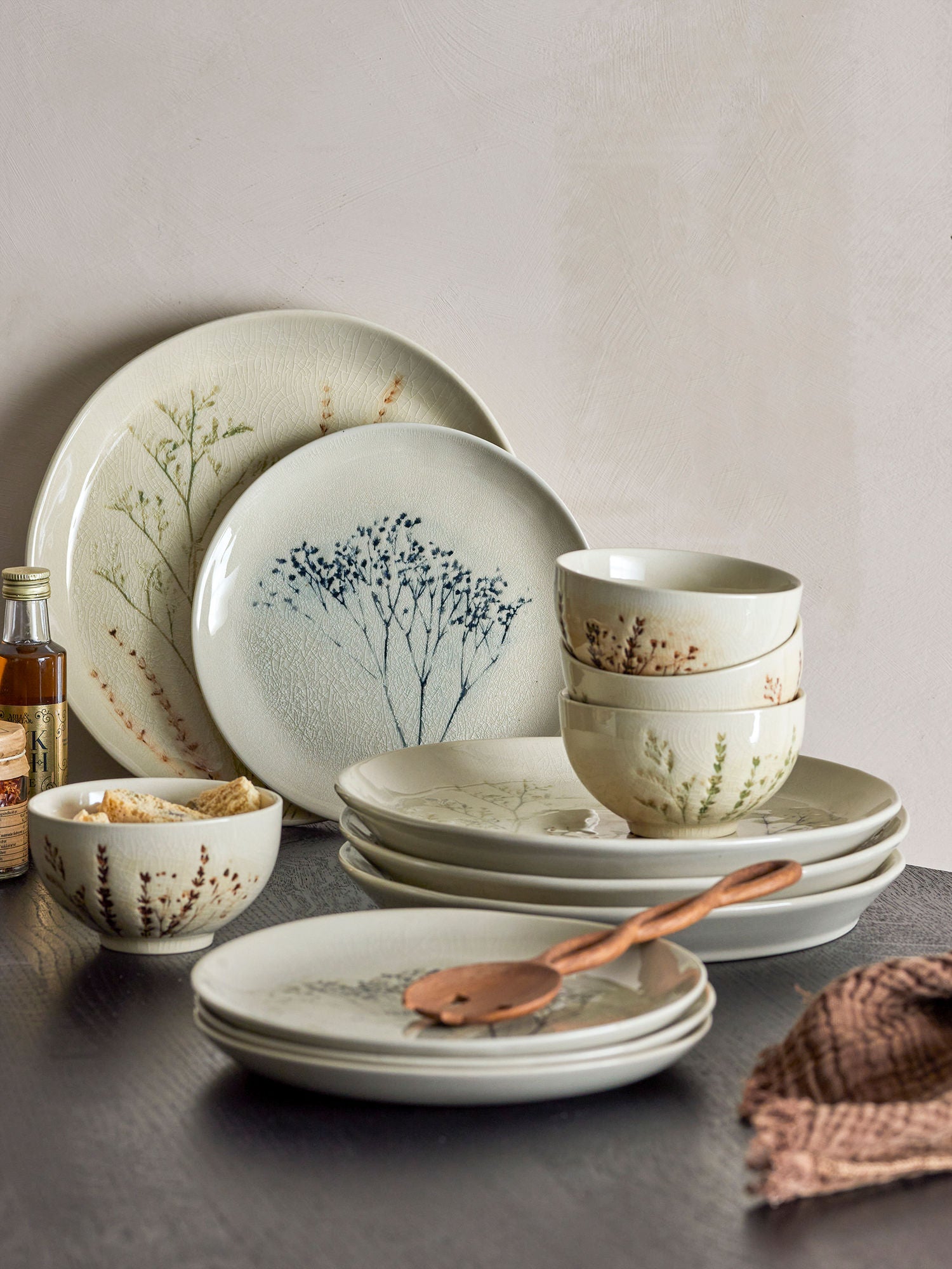 Bloomingville Bea Table Service Set, natureza, grés