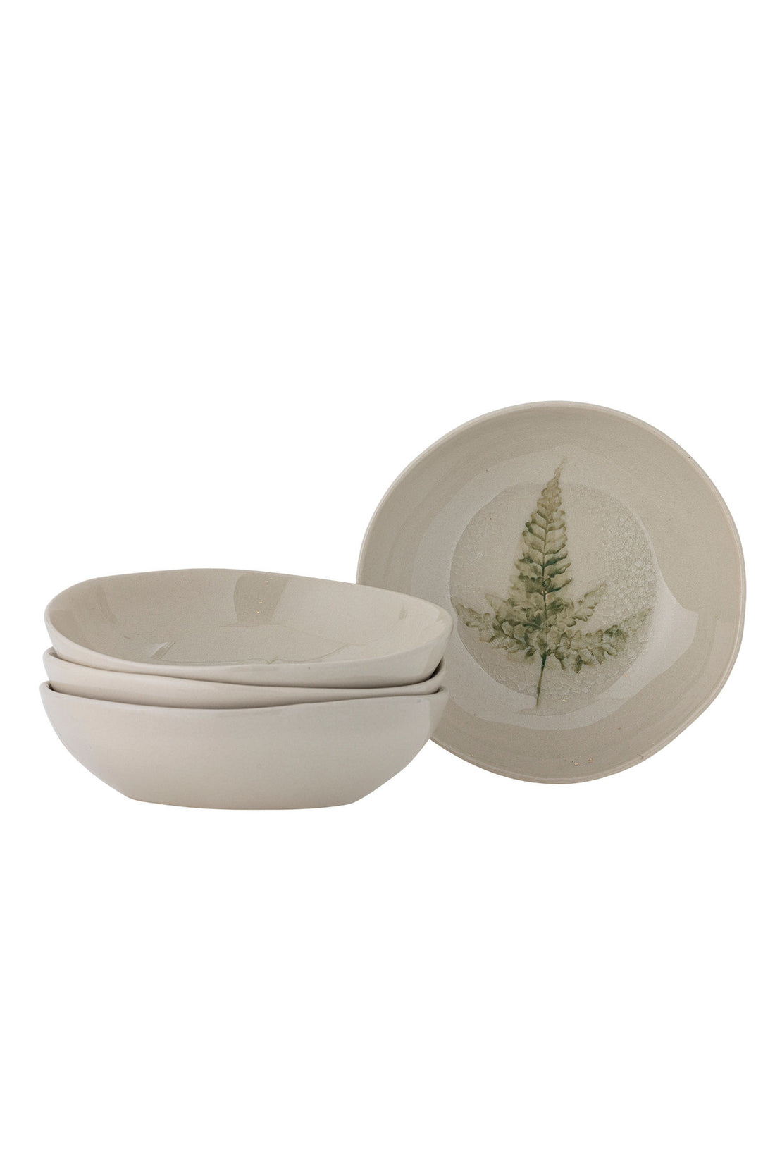 Bloomingville Bea Plate Deep, Multipak, Nature, GJa