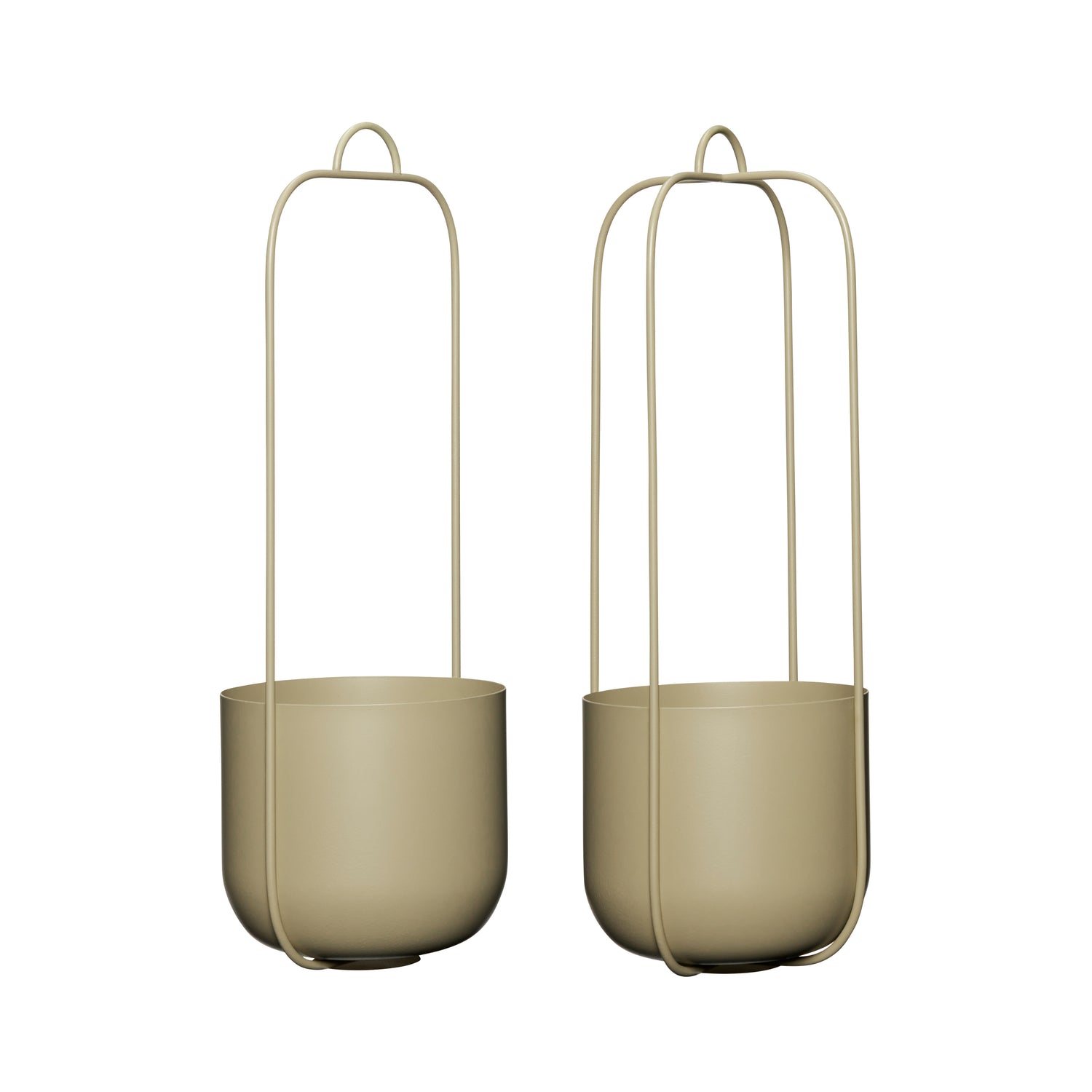 Lotus pendurado maconha cáqui (conjunto de 2) - Ø16xh44cm