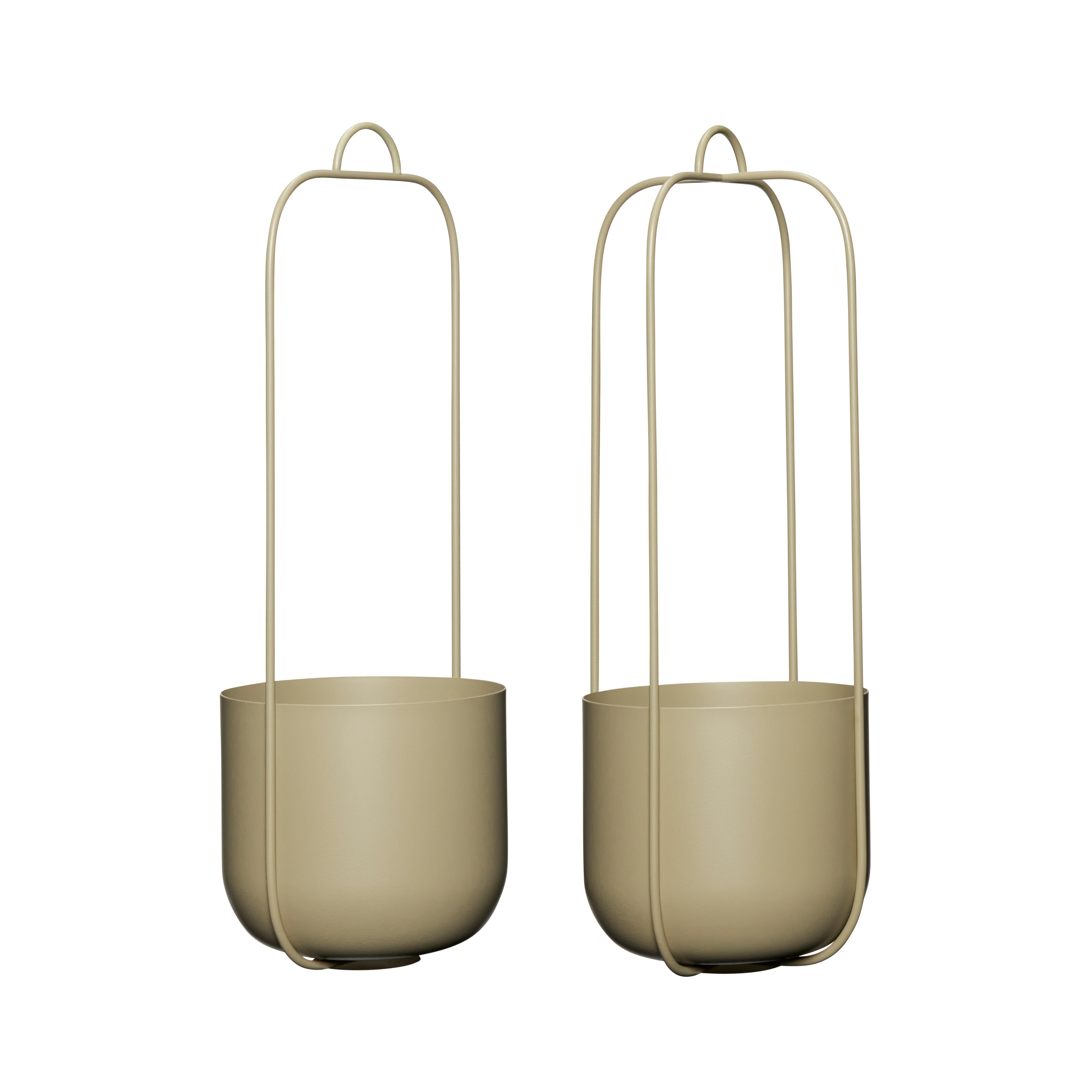 Lotus pendurado maconha cáqui (conjunto de 2) - Ø16xh44cm