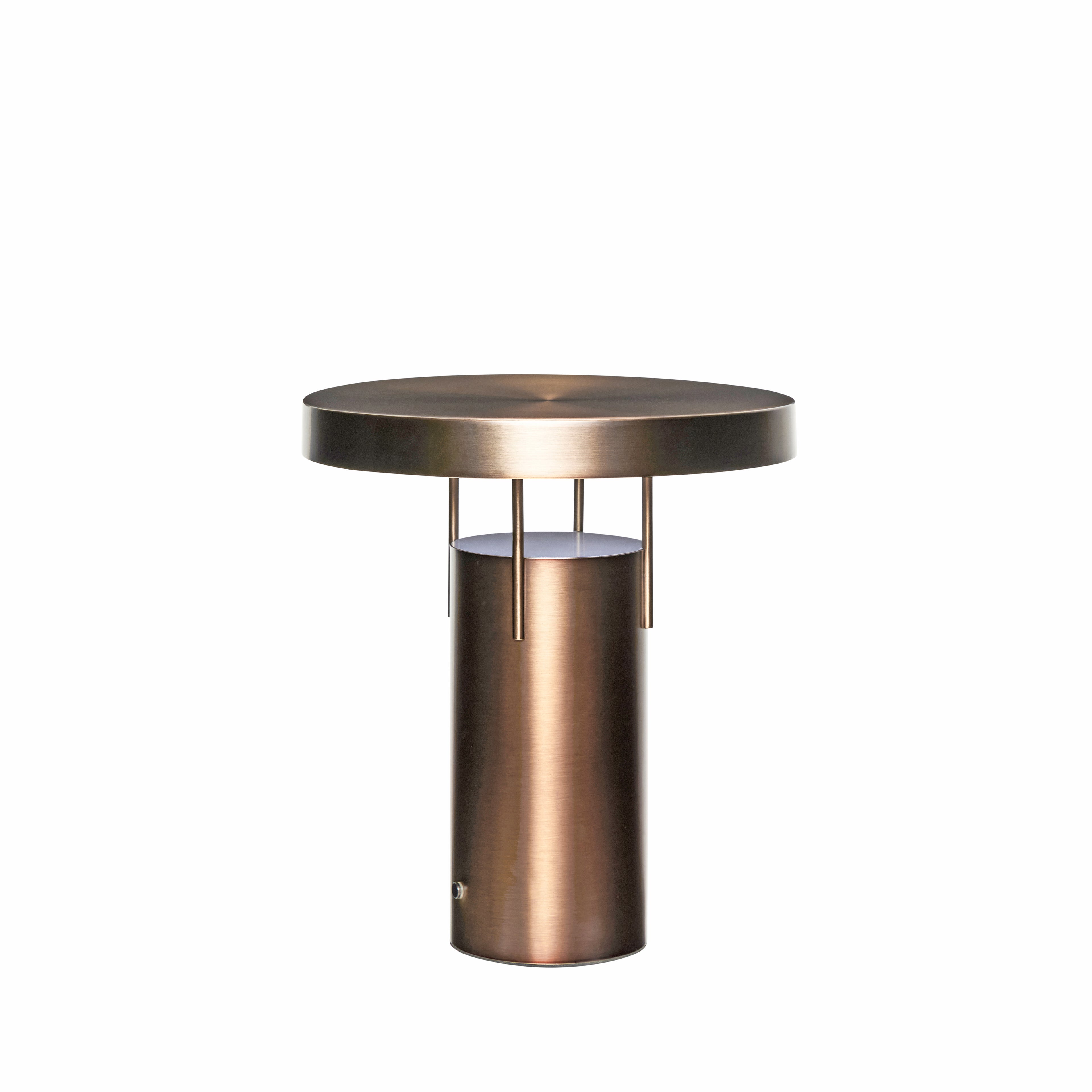 Bringme Lâmpada portátil Brass dourada - Ø25xh28cm