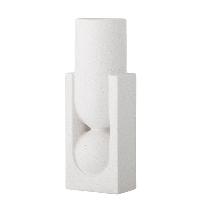 Vaso de Salome de Bloomingville, branco, grés