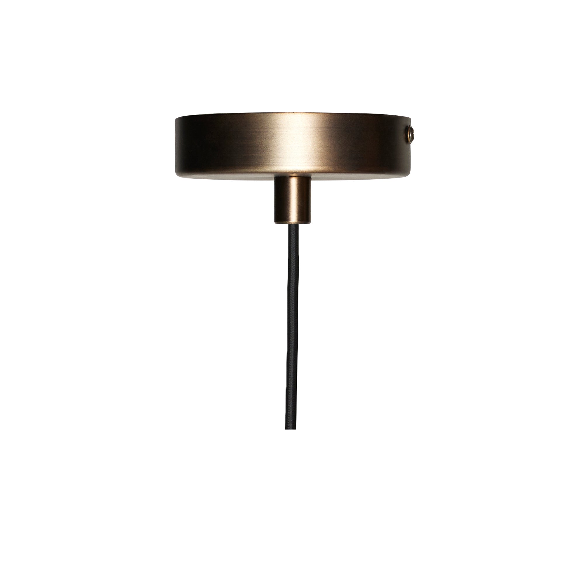 Pingente de contraste Browned Brass - Ø25xh28cm, e27