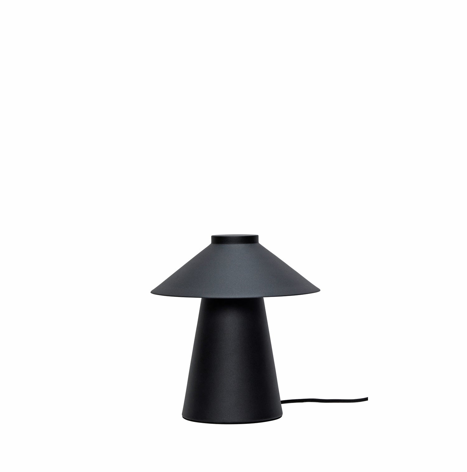 Lâmpada de mesa preto - Ø25xh26cm, e27