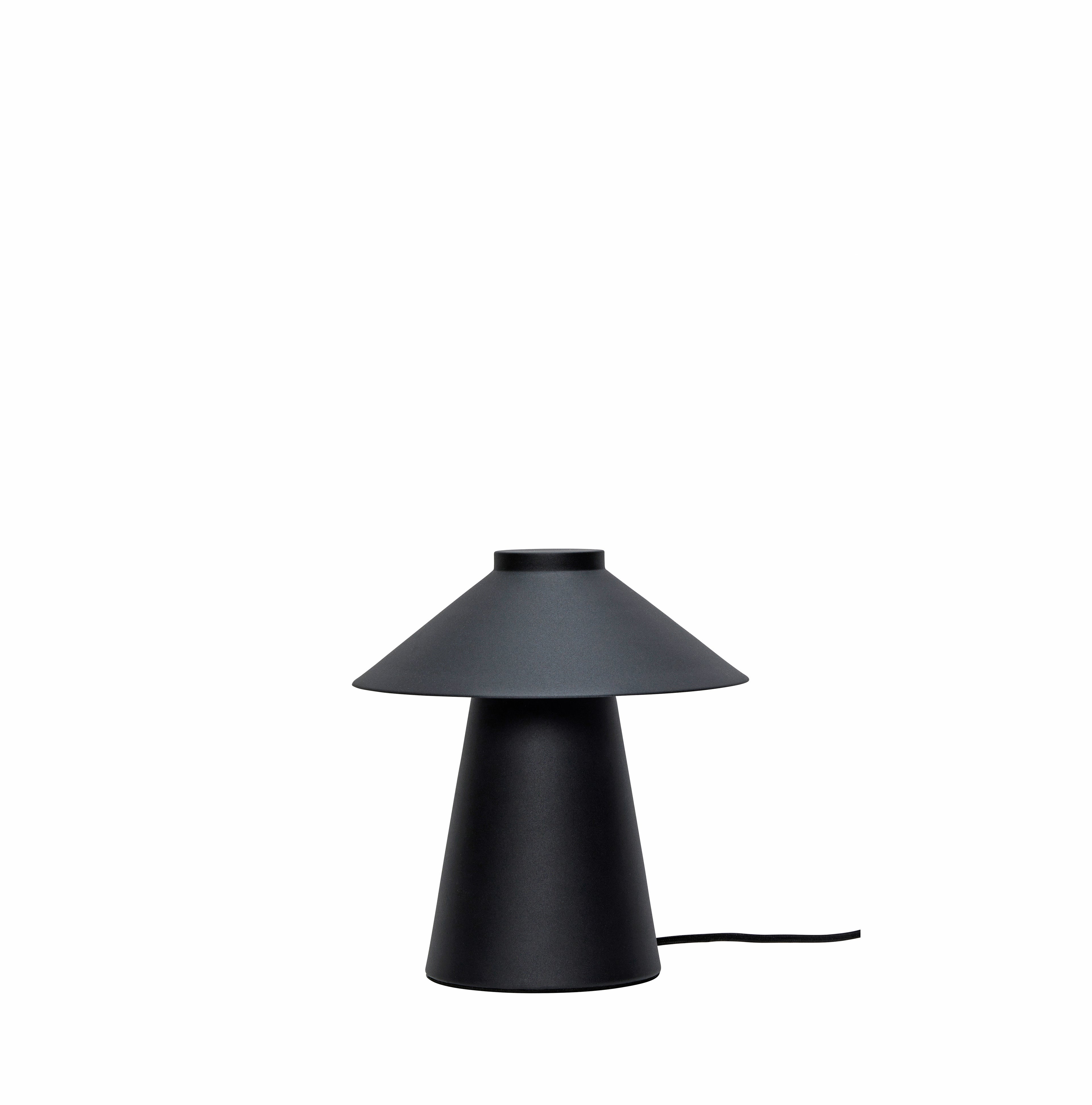 Lâmpada de mesa preto - Ø25xh26cm, e27