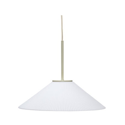 Pendente Sólido Branco/Areia - ø44xh34cm, E27