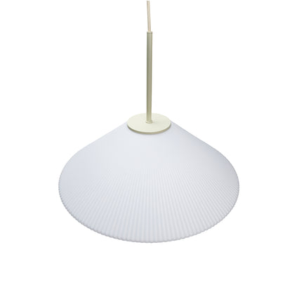 Pendente Sólido Branco/Areia - ø44xh34cm, E27