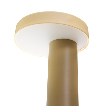Lâmpada de mesa mágica verde/verde azeitona - Ø20x H25cm, LED