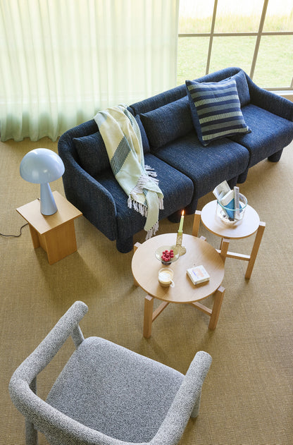 Candeeiro de mesa Mush Alto Azul Gelo - ø30xh50cm